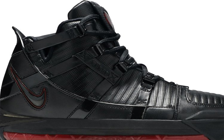 Zoom LeBron 3 Black Crimson