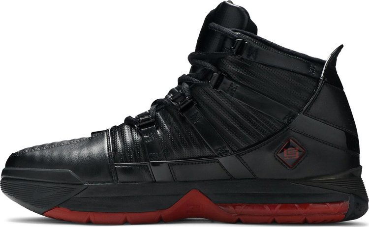 Zoom LeBron 3 Black Crimson