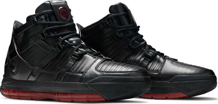 Zoom LeBron 3 Black Crimson