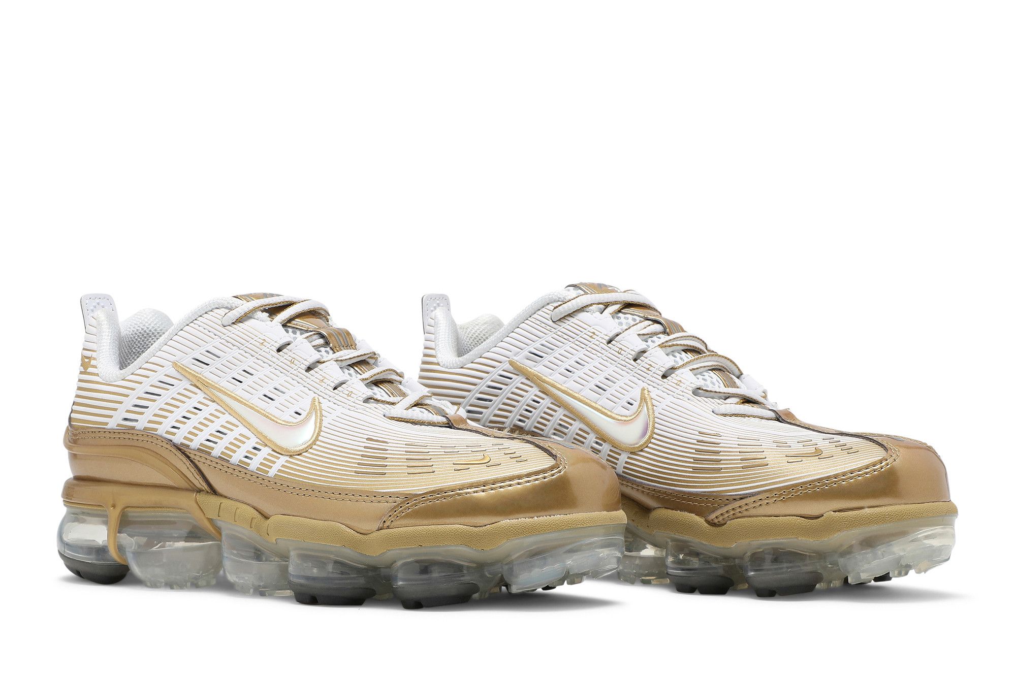 Vapormax white metallic gold cheap
