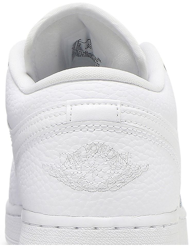 Air Jordan 1 Low GS Triple White
