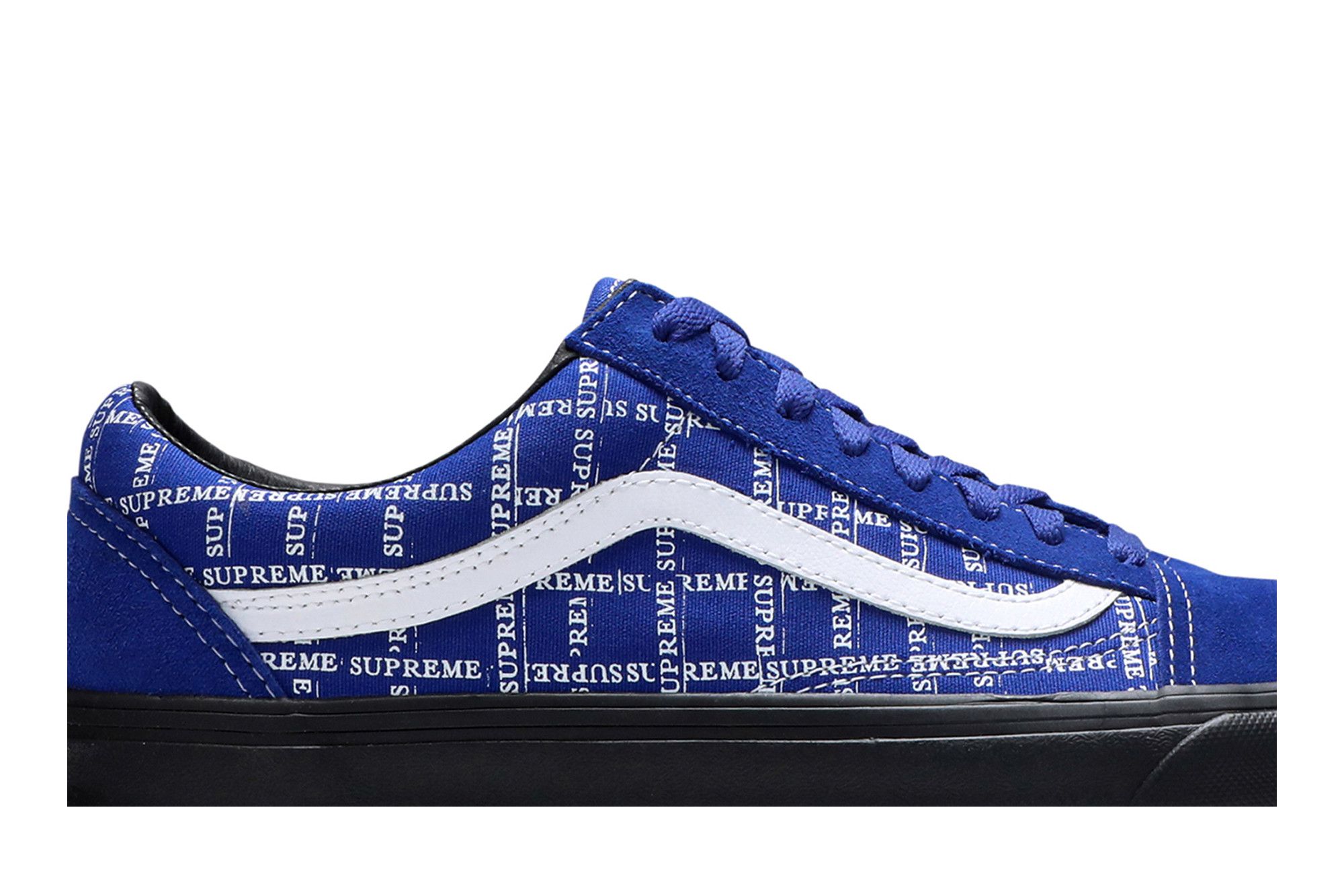Buy Supreme x Old Skool Pro 'Logo Pattern - Royal