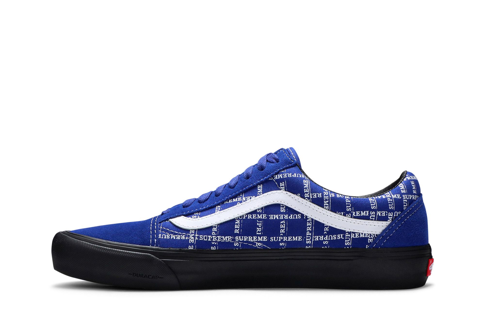 Buy Supreme x Vans Old Skool Pro 'Logo Pattern - Royal