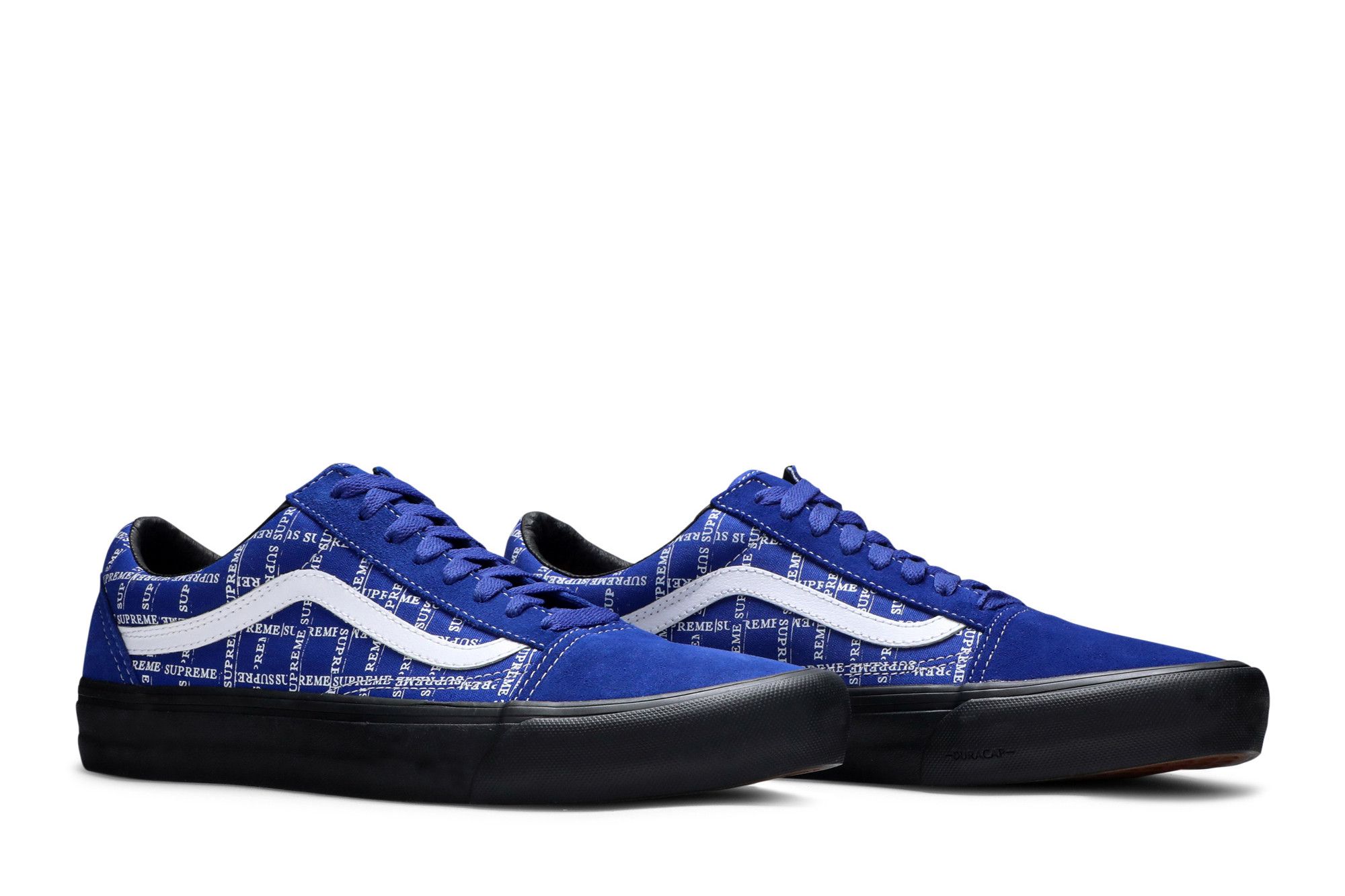 Buy Supreme x Vans Old Skool Pro 'Logo Pattern - Royal