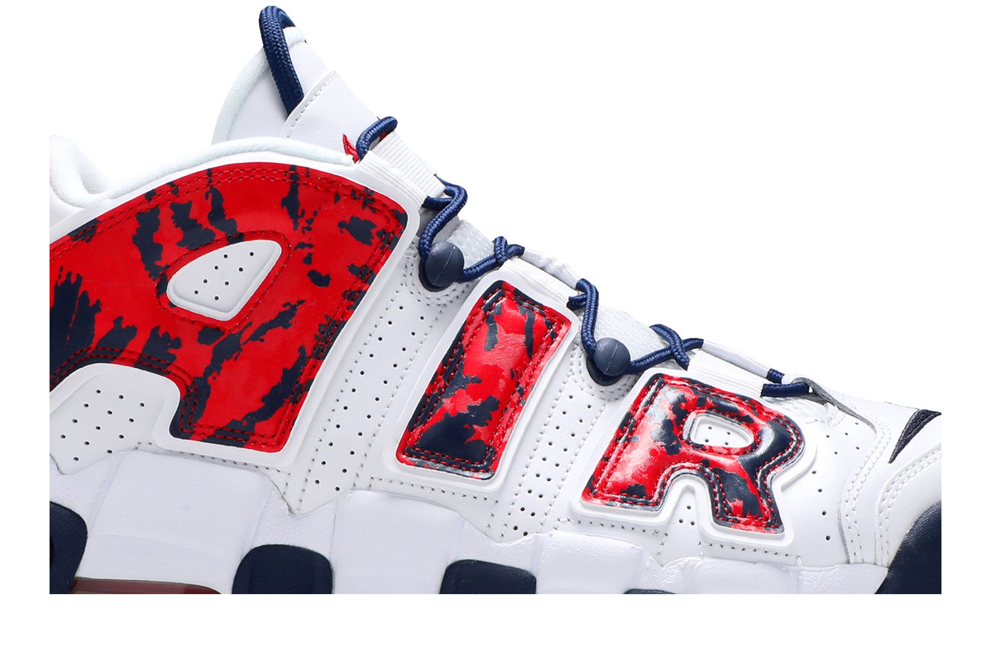 Buy Air More Uptempo 'Red Navy Camo' - CZ7877 100 | GOAT