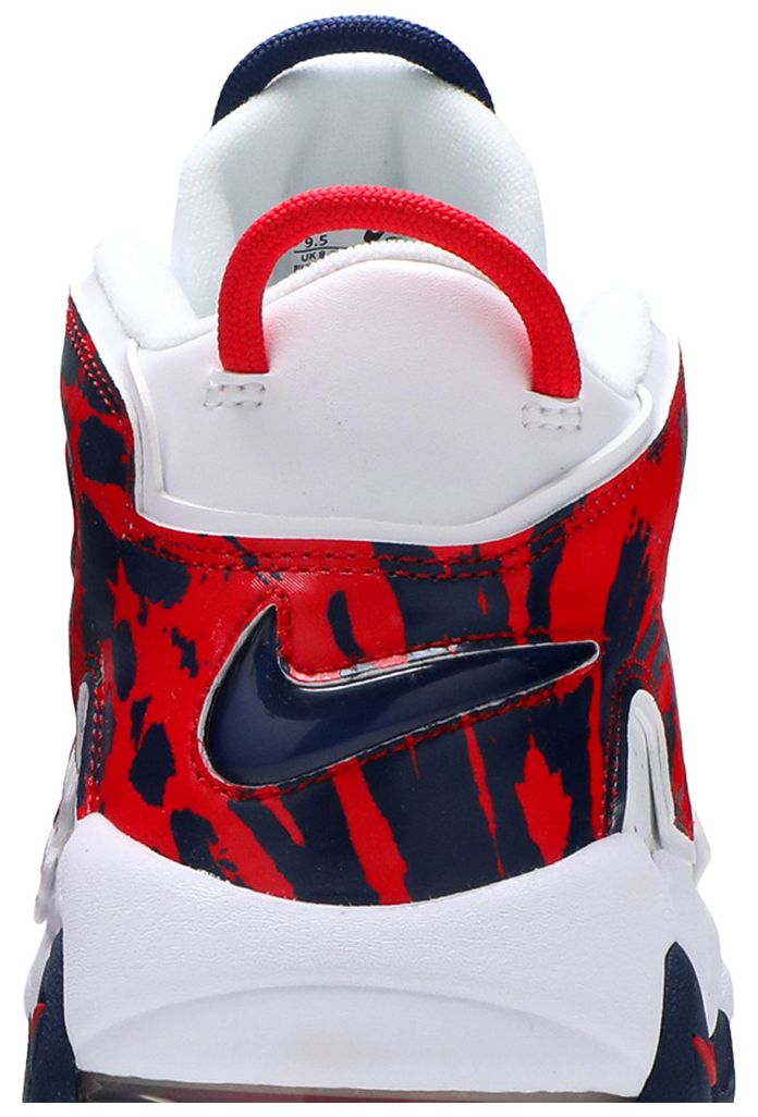 Nike Air More Uptempo Red Navy Camo
