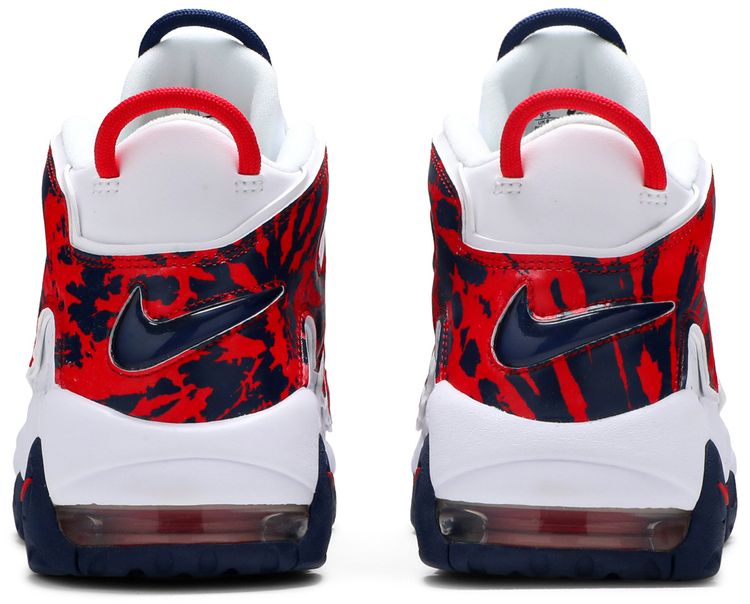 Nike Air More Uptempo Red Navy Camo