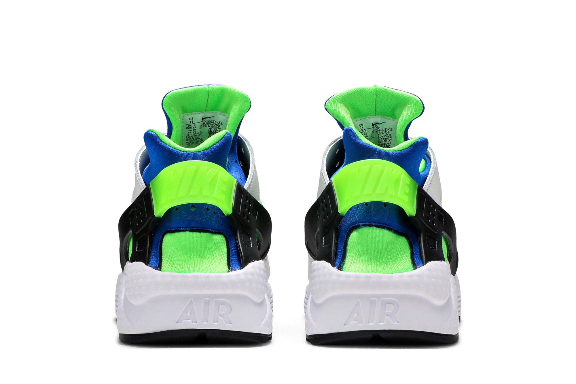 Green blue and white huaraches online