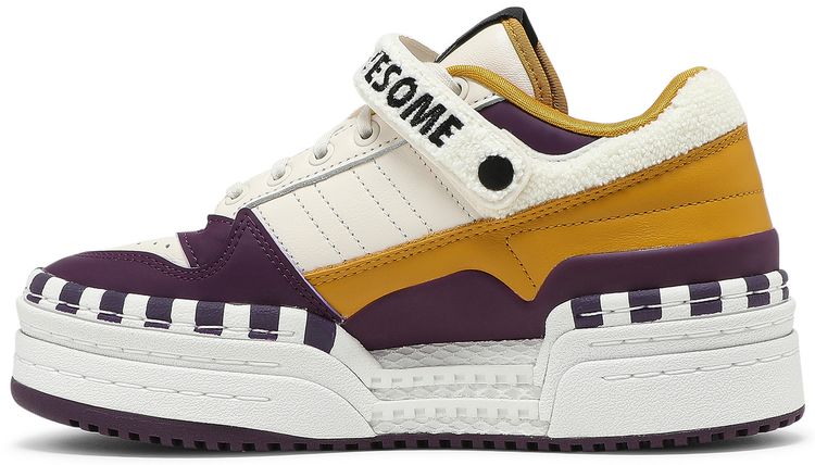 Girls Are Awesome x adidas Wmns Triple Platforum Low White Purple Beauty