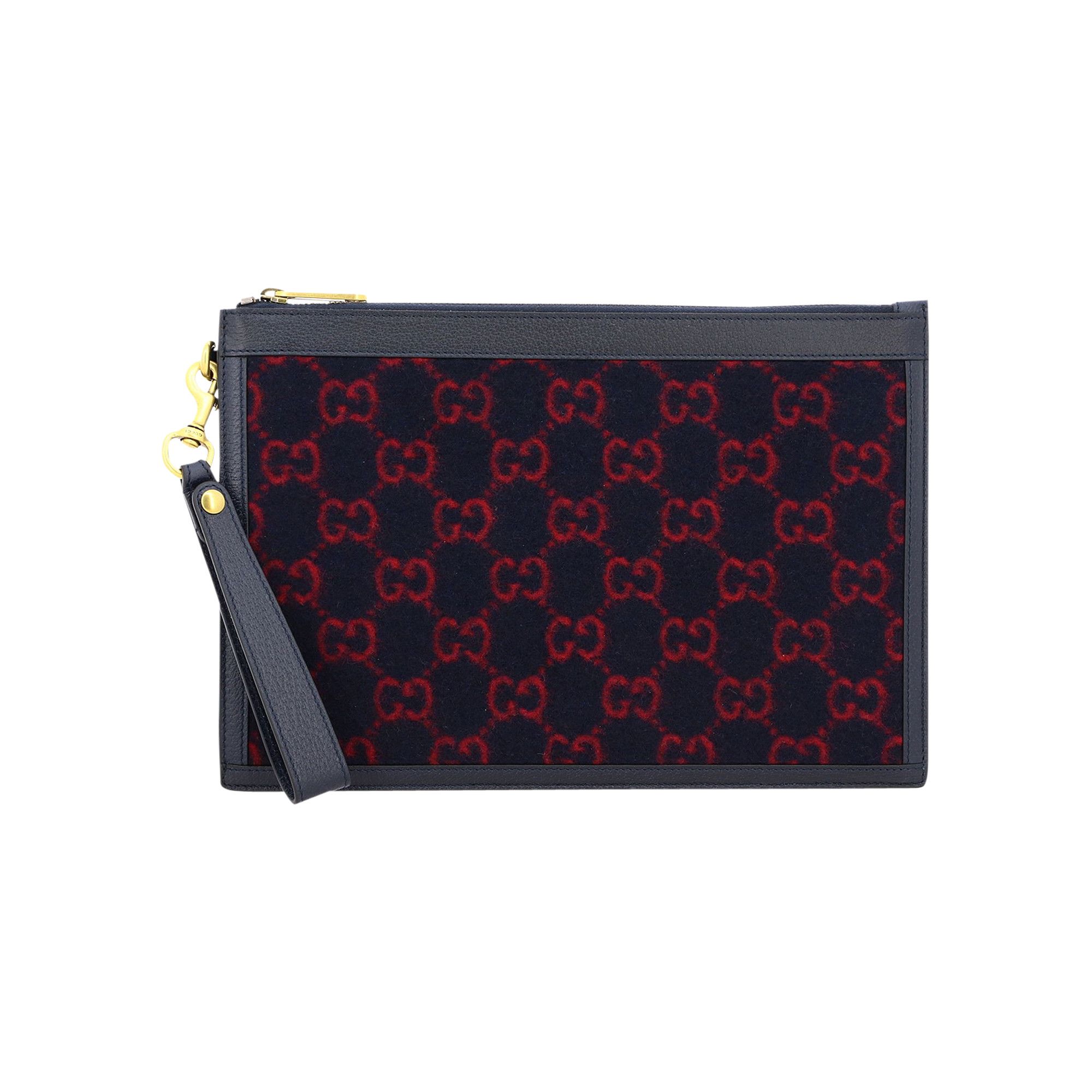 Gucci wool pouch on sale