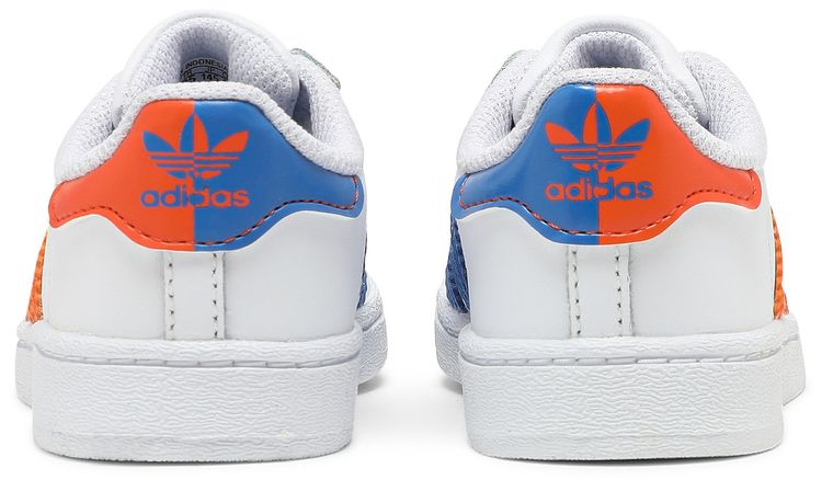 Adidas Superstar Infant White Orange
