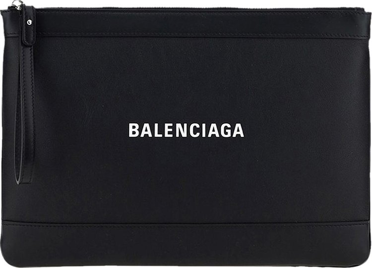 Balenciaga Logo Pouch 'Black'