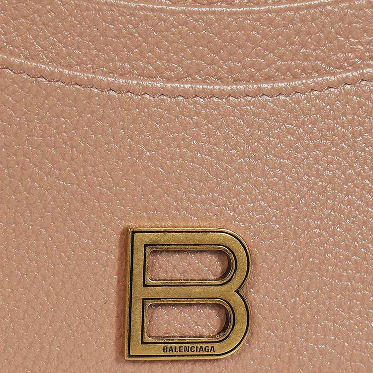 Balenciaga Hourglass Card Holder Beige