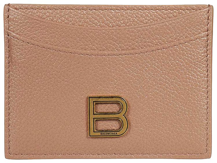 Balenciaga Hourglass Card Holder Beige