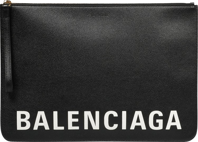 Balenciaga Logo Pouch 'Black'