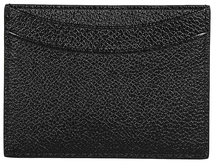 Balenciaga Hourglass Card Holder Black