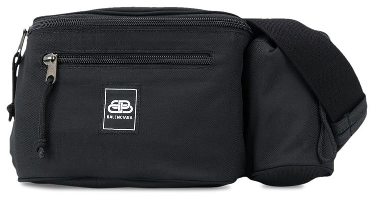 Balenciaga Weekend Beltpack With Bottle Holder Black
