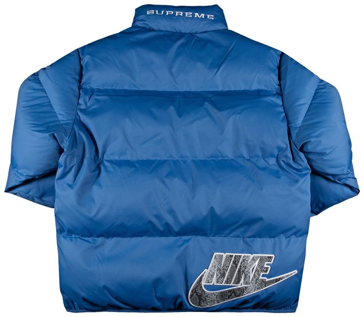 Supreme x Nike Reversible Puffy Jacket Blue