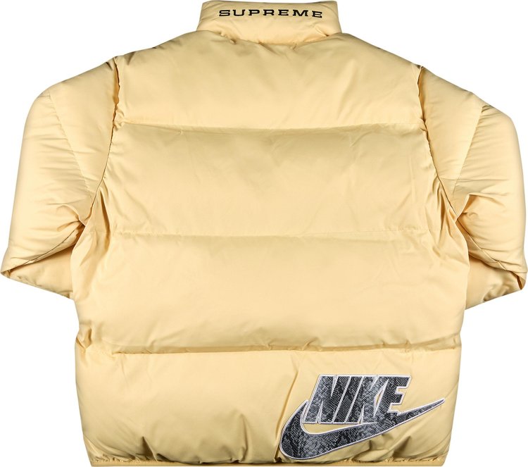 Supreme x Nike Reversible Puffy Jacket Pale Yellow