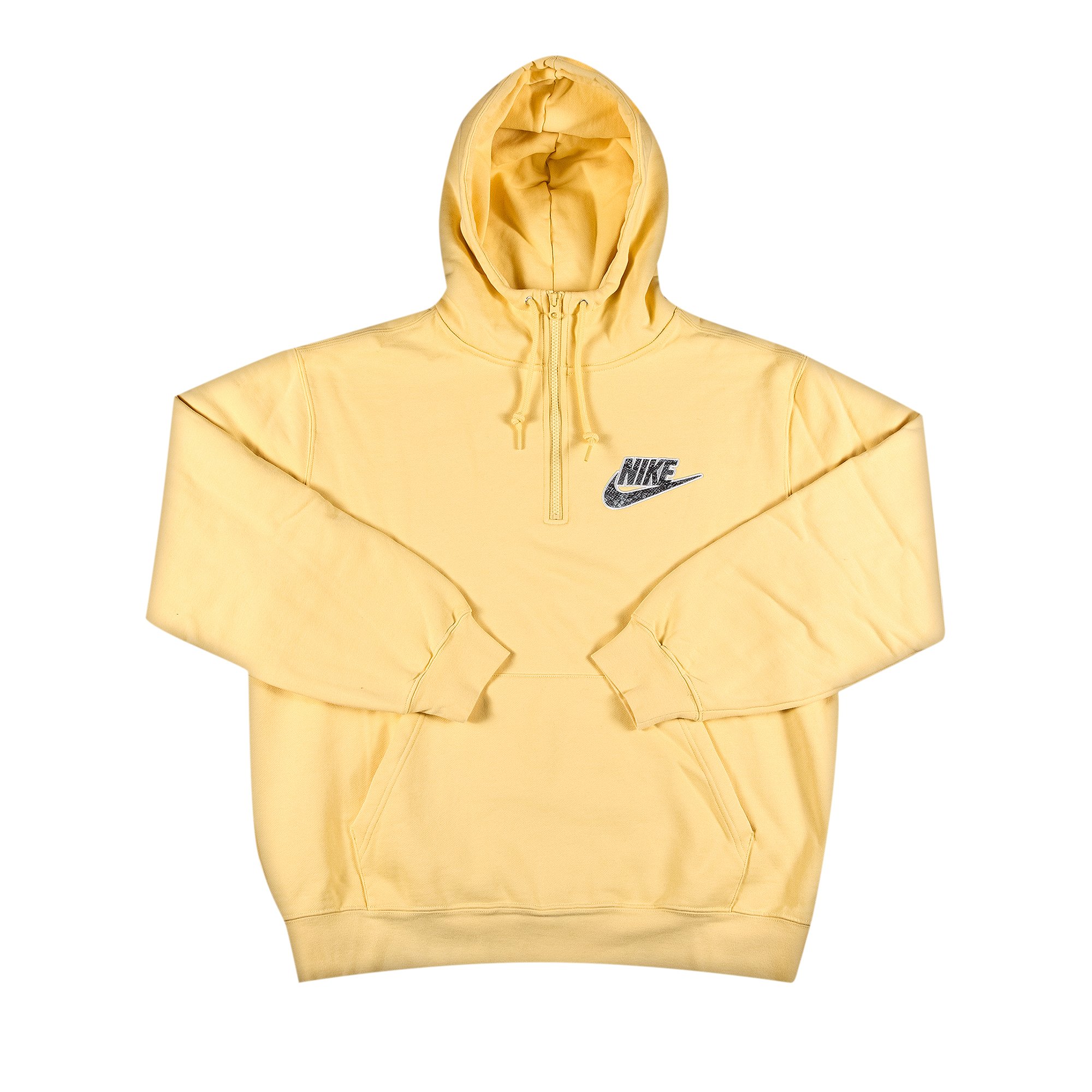 Supreme x Nike Half Zip Hooded Sweatshirt 'Pale Yellow'