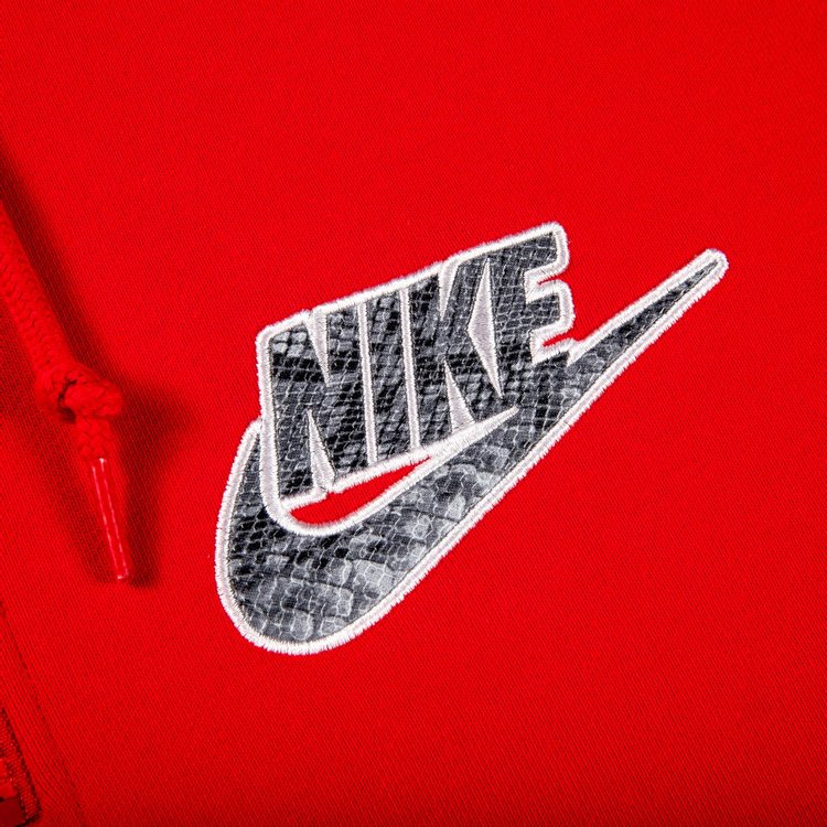 Supreme x Nike Half Zip Hooded Sweatshirt Red