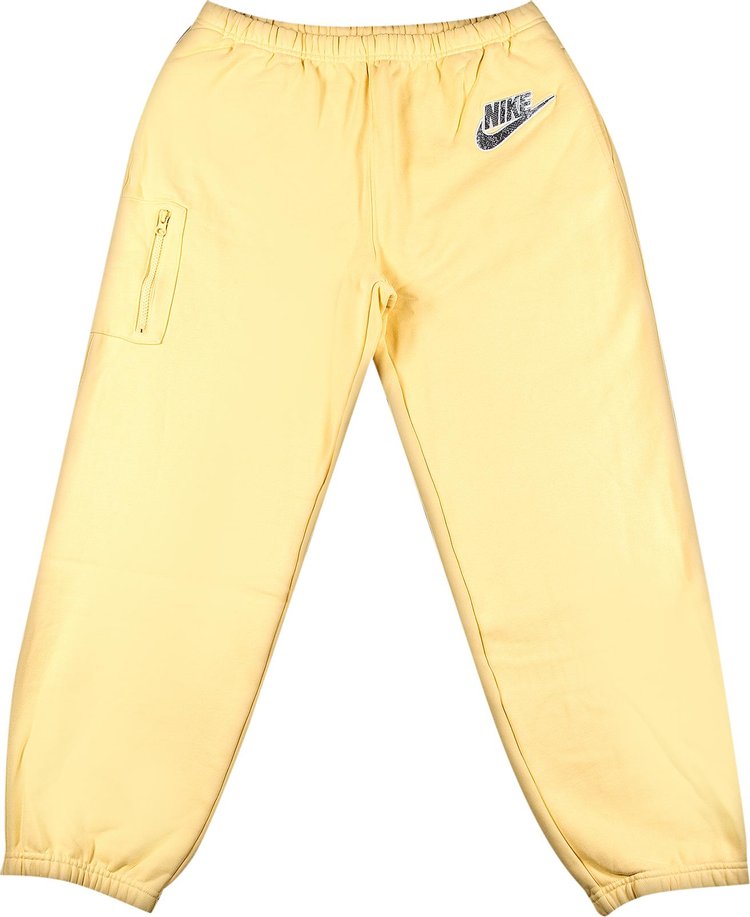 Supreme x Nike Cargo Sweatpant 'Pale Yellow'