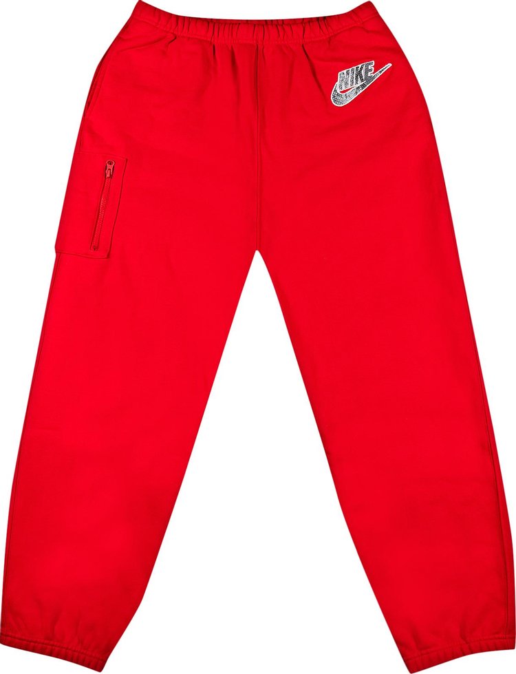 Supreme x Nike Cargo Sweatpant Red