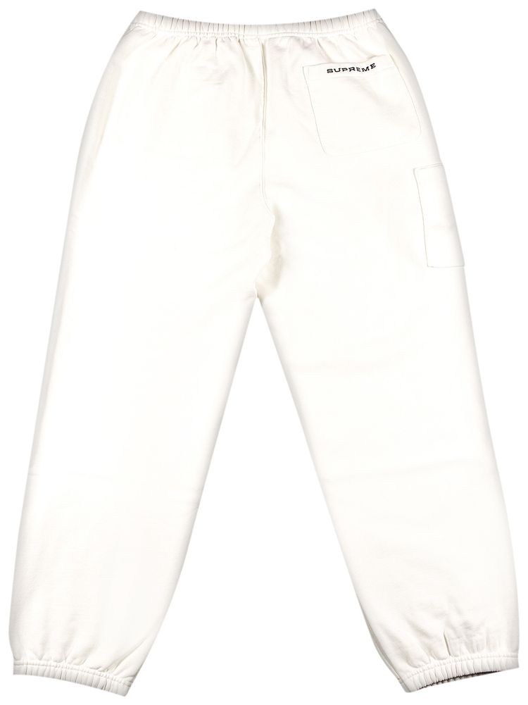 Supreme x Nike Cargo Sweatpant White