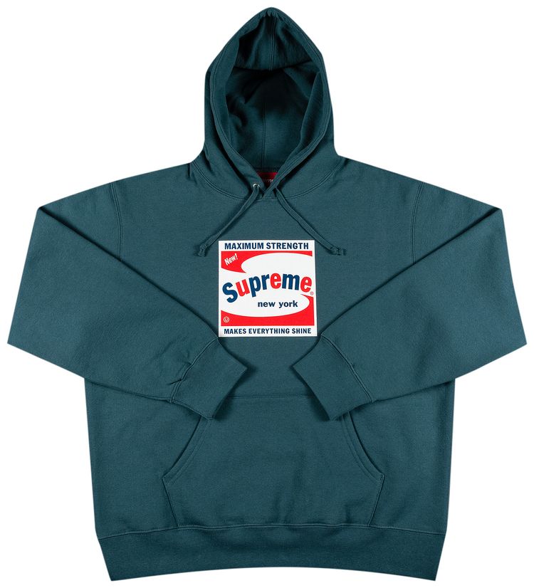 Supreme Shine Hooded Sweatshirt Slate