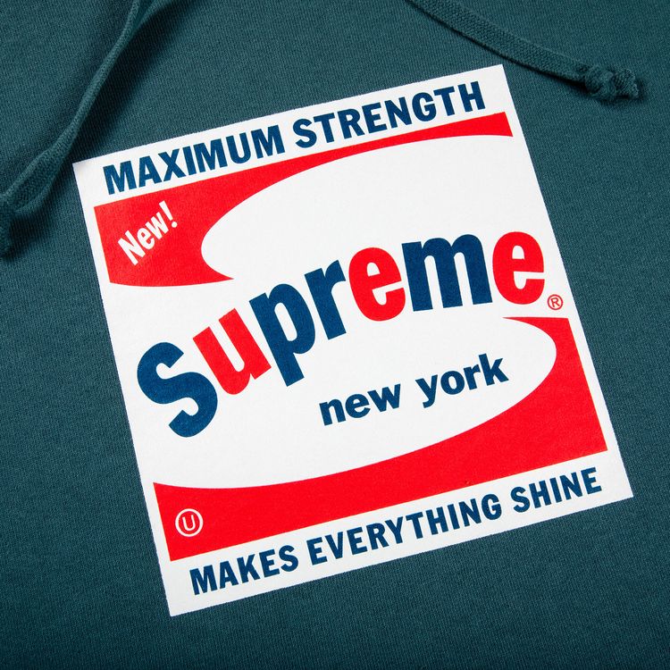 Supreme Shine Hooded Sweatshirt Slate