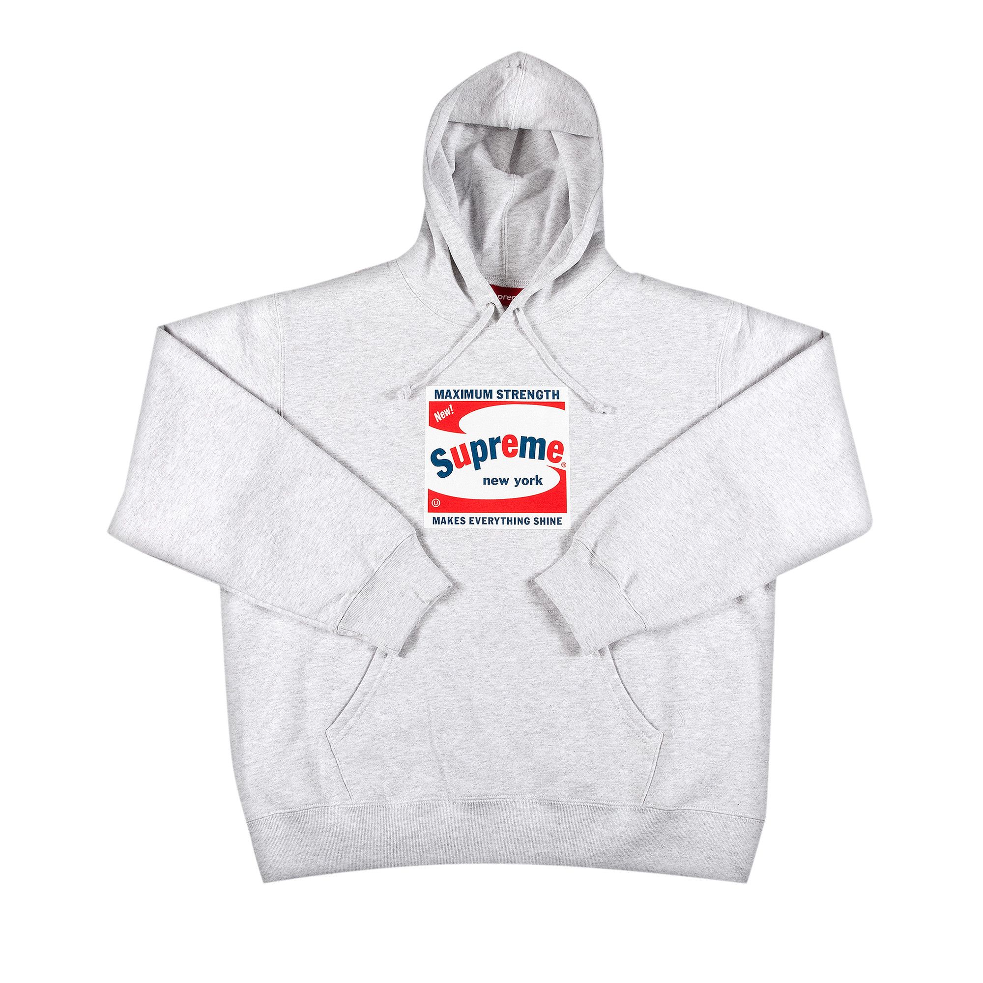 Buy Supreme Shine Hooded Sweatshirt 'Ash Grey' - SS21SW86 ASH GREY