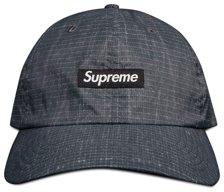 Supreme Faded Ripstop 6 Panel Black