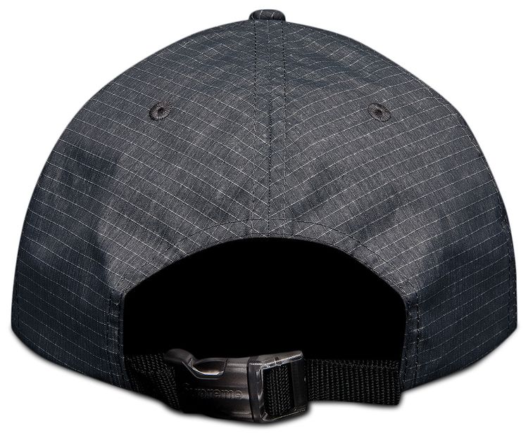 Supreme Faded Ripstop 6 Panel Black