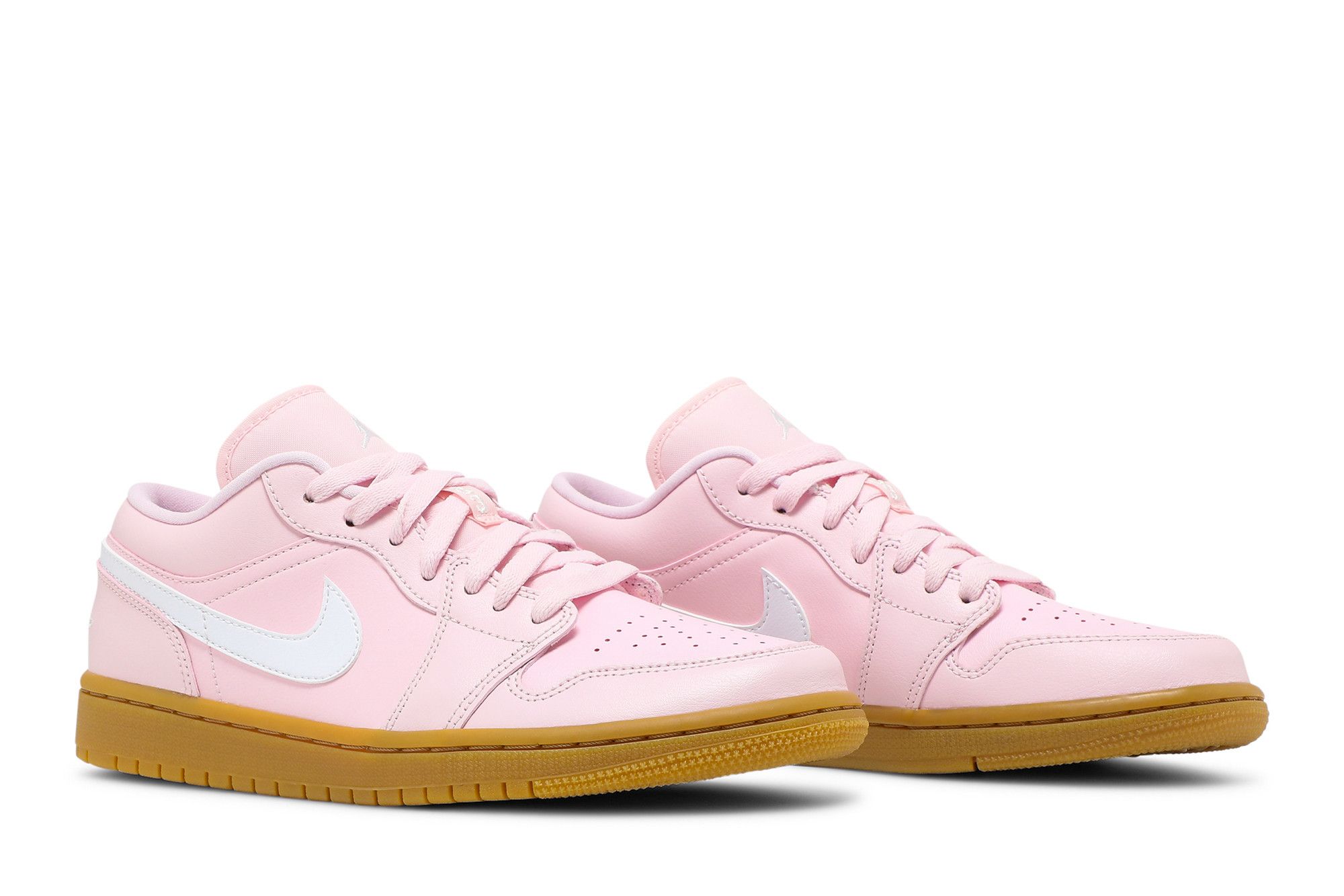 Air jordan 1 low pink gum deals