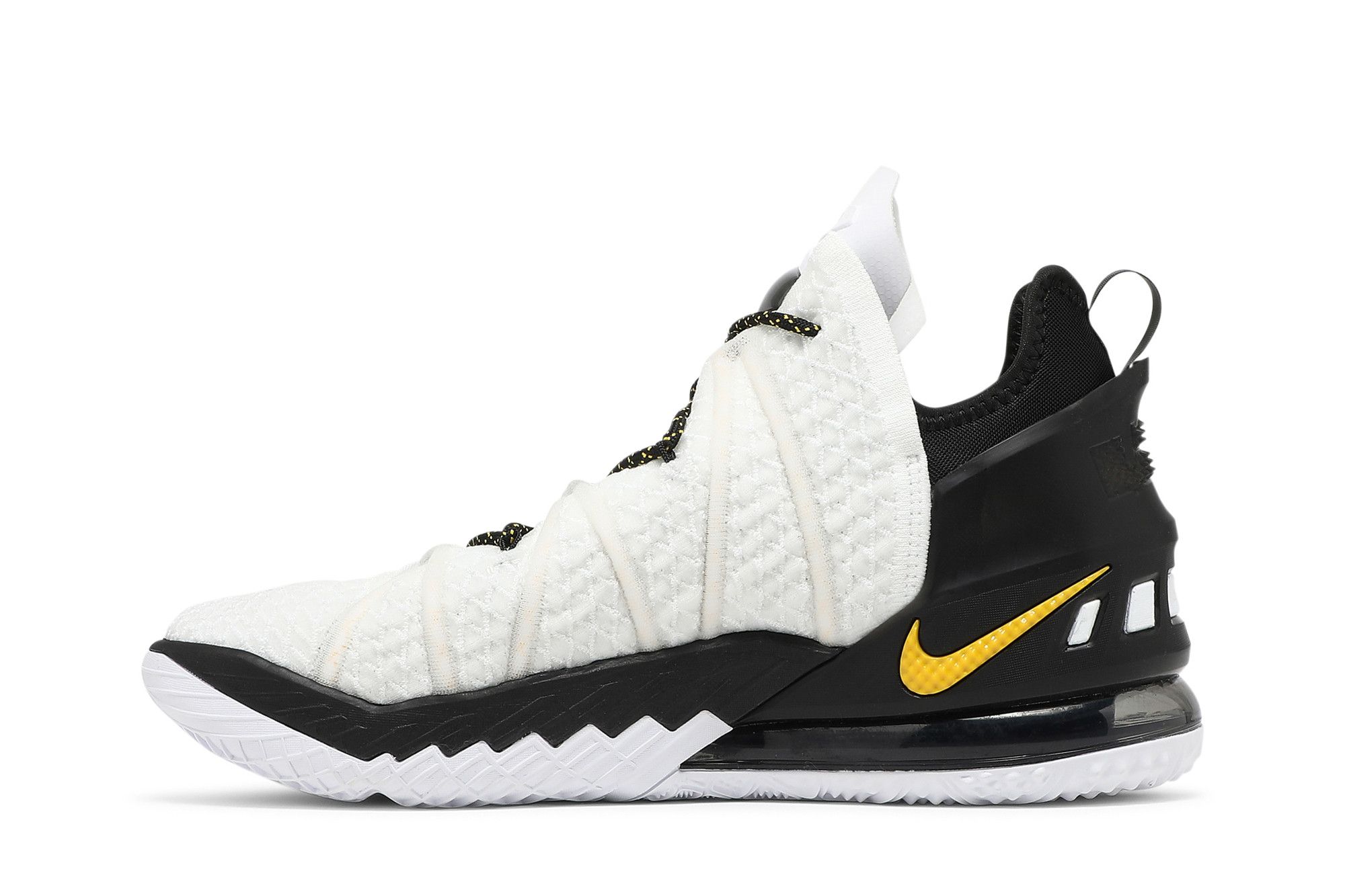 ナイキ メンズ バッシュ Nike Lebron 18 - White/Black/Amarillo Buy Nike LeBron 18 'Home' - CQ9283 100 | GOAT