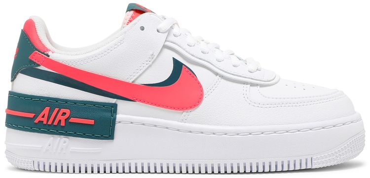 Nike Wmns Air Force 1 Shadow White Solar Red