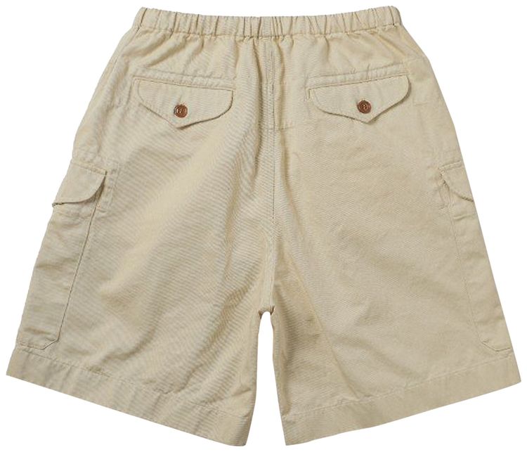 Gucci Cotton Drill Shorts Beige