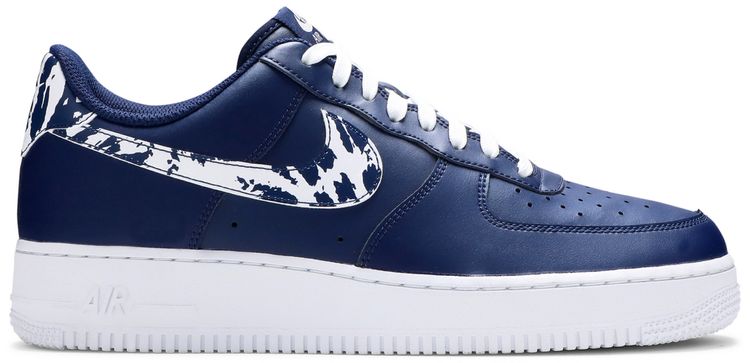 Nike Air Force 1 Low Camo Swoosh   Blue Void
