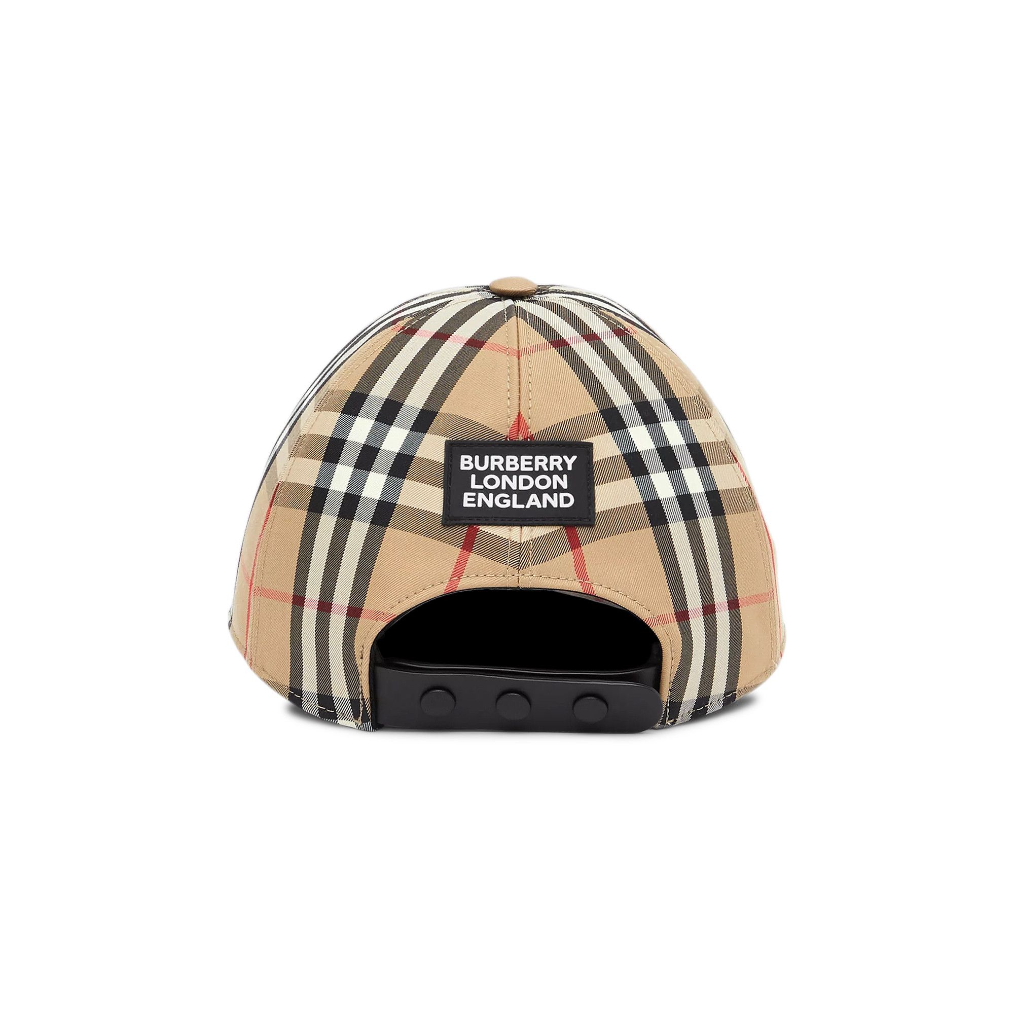 Buy Burberry Vintage Check Skip Cap 'Archive Beige' - 8026929 | GOAT