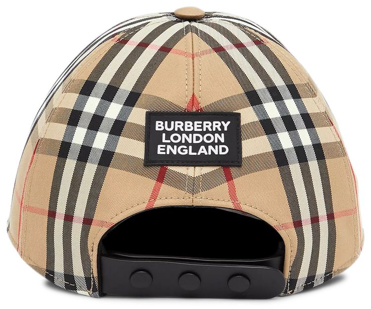 Burberry Vintage Check Skip Cap Archive Beige