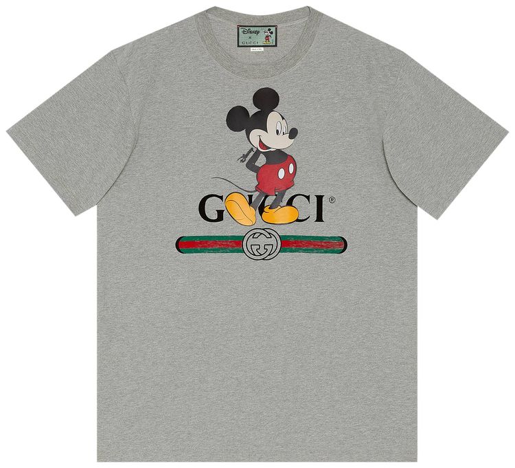 Gucci x Disney Oversize T Shirt Grey