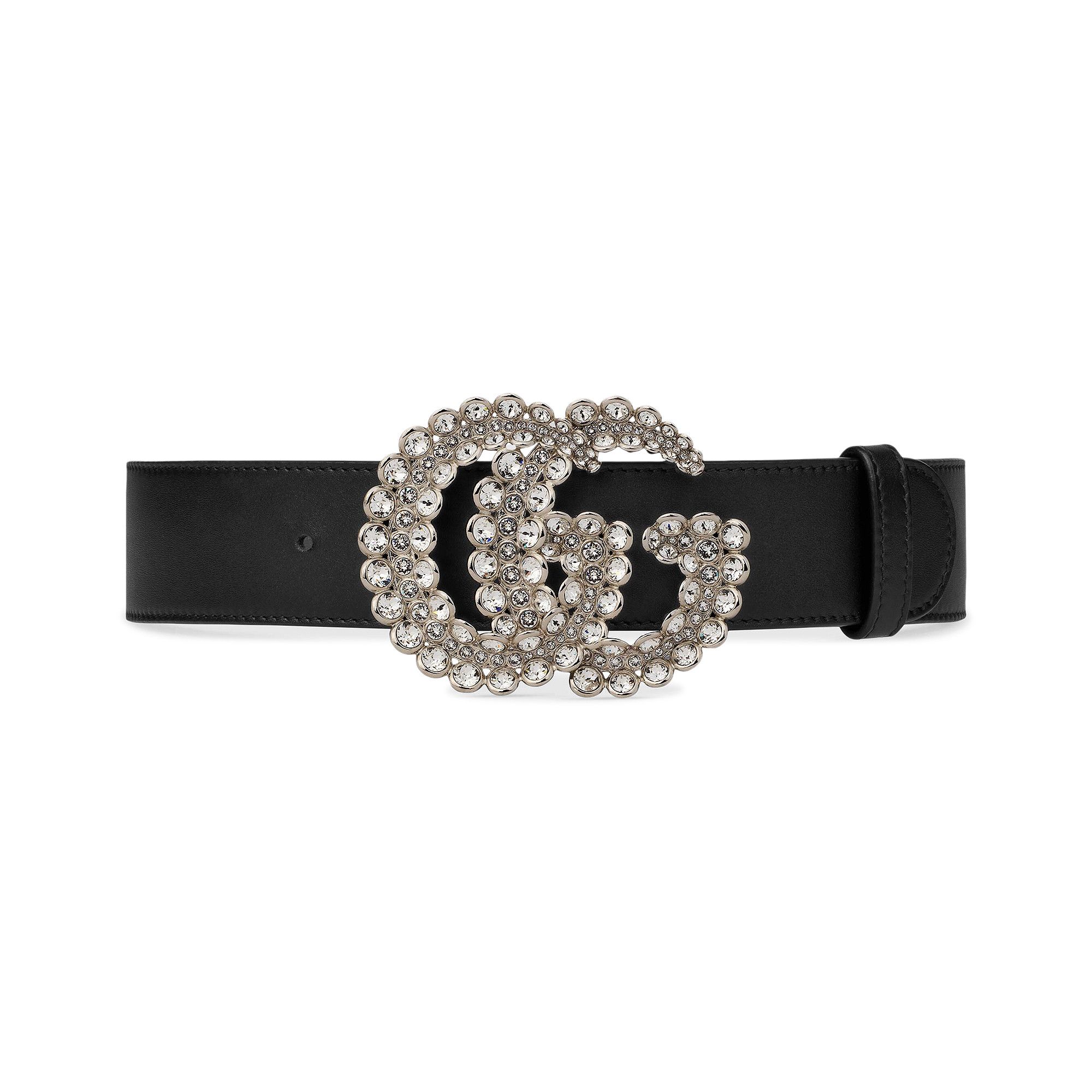 Gucci rhinestone belt best sale