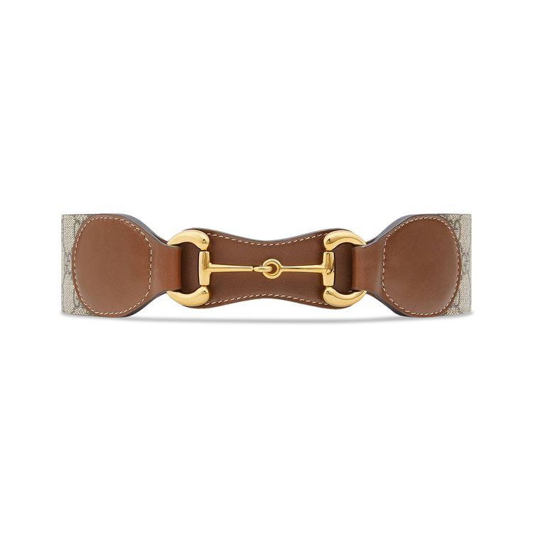 Gucci Leather Horsebit Belt Brown SugarEbony
