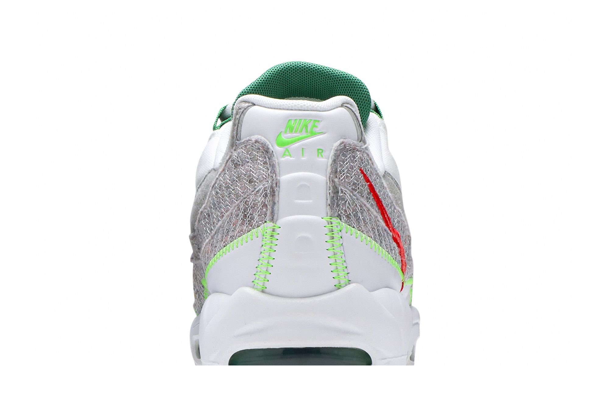 nike air max 95 nrg recycled jersey trainers in white