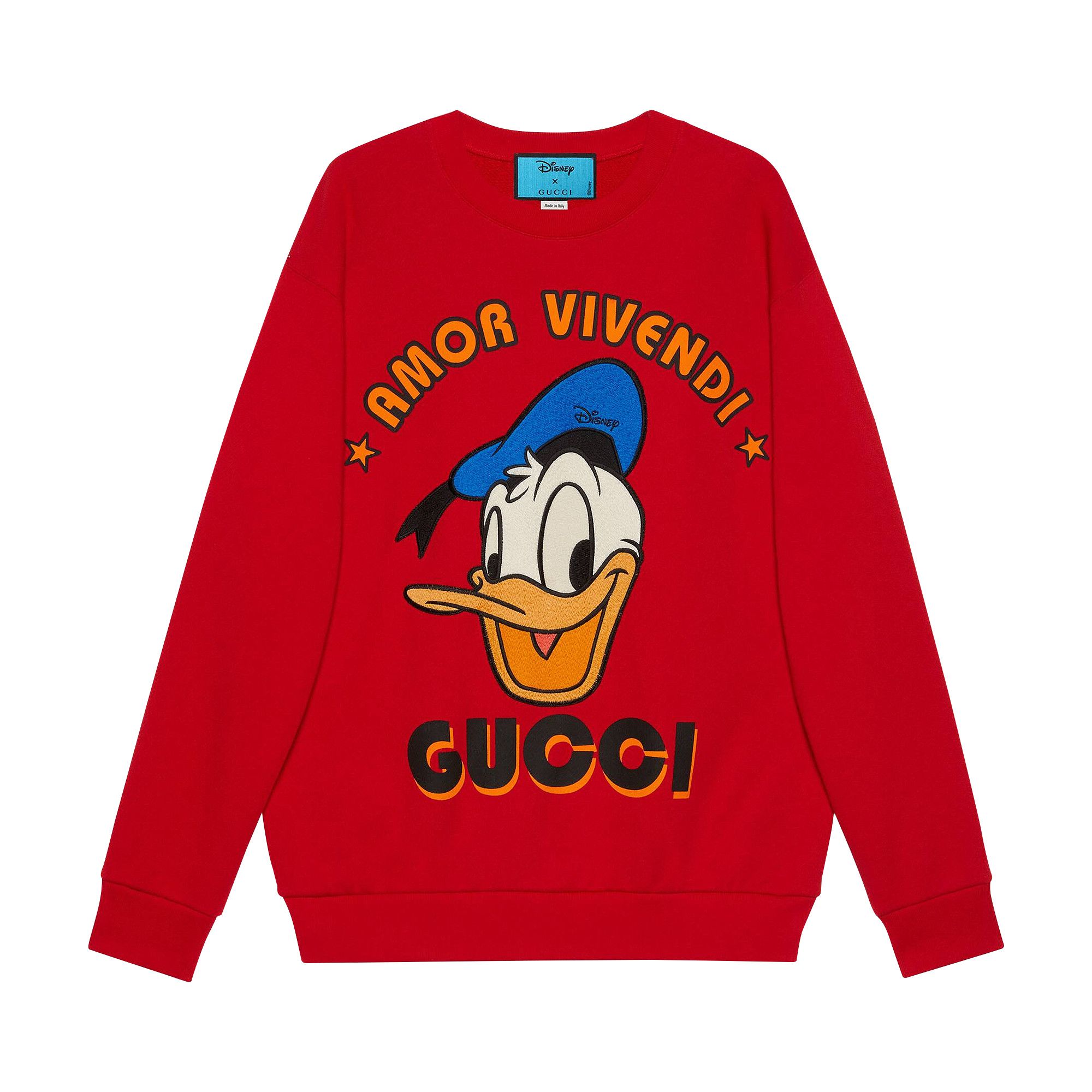 Gucci donald duck sweatshirt on sale