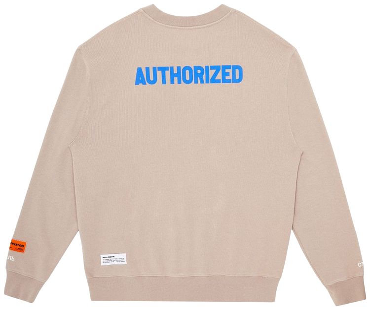 Heron Preston Heron Af Crew Taupe