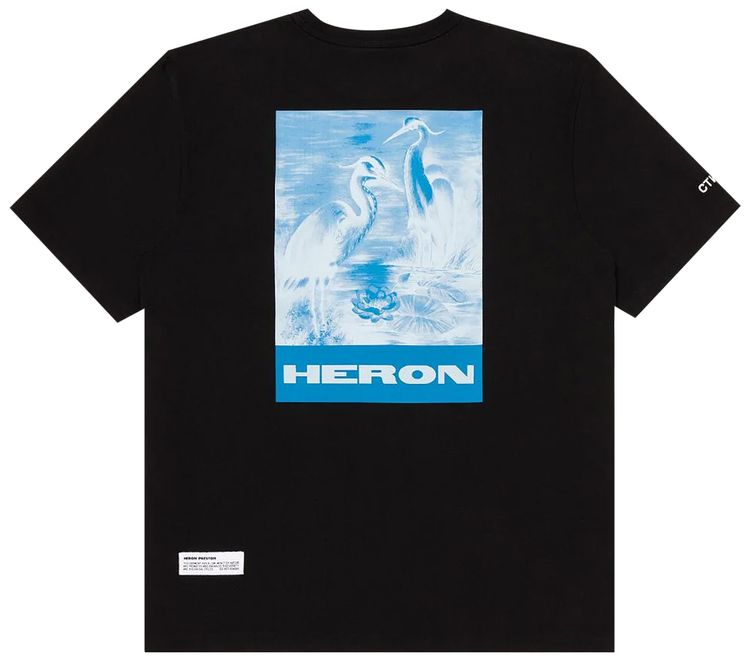 Heron Preston CTNMB Logo T Shirt BlackBlue