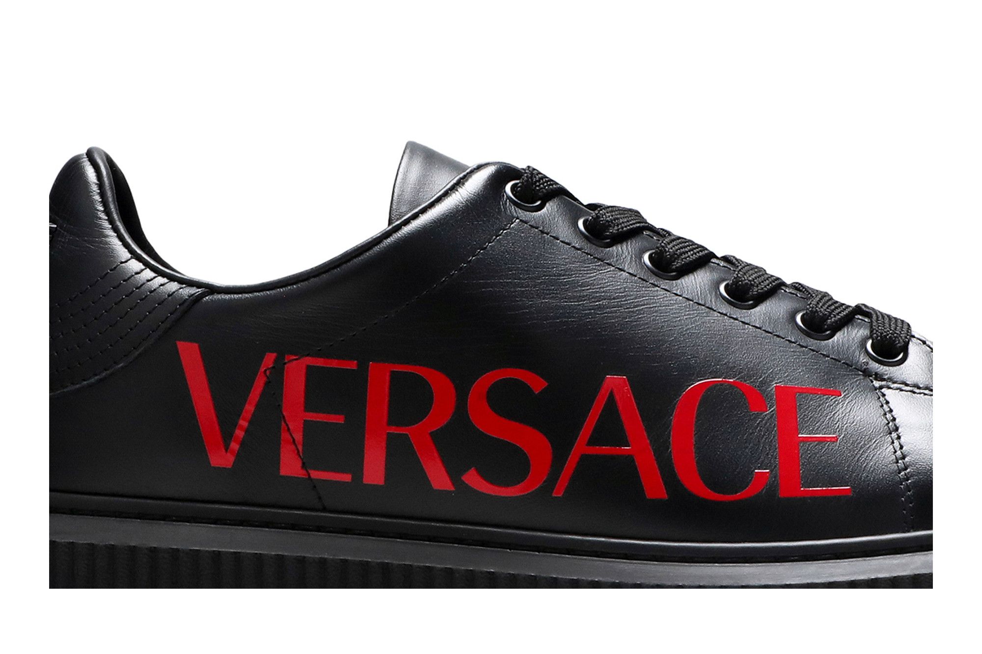 Buy Versace Medusa Low 'Logo Print - Black' - DSU6987 D1VSG KNR | GOAT