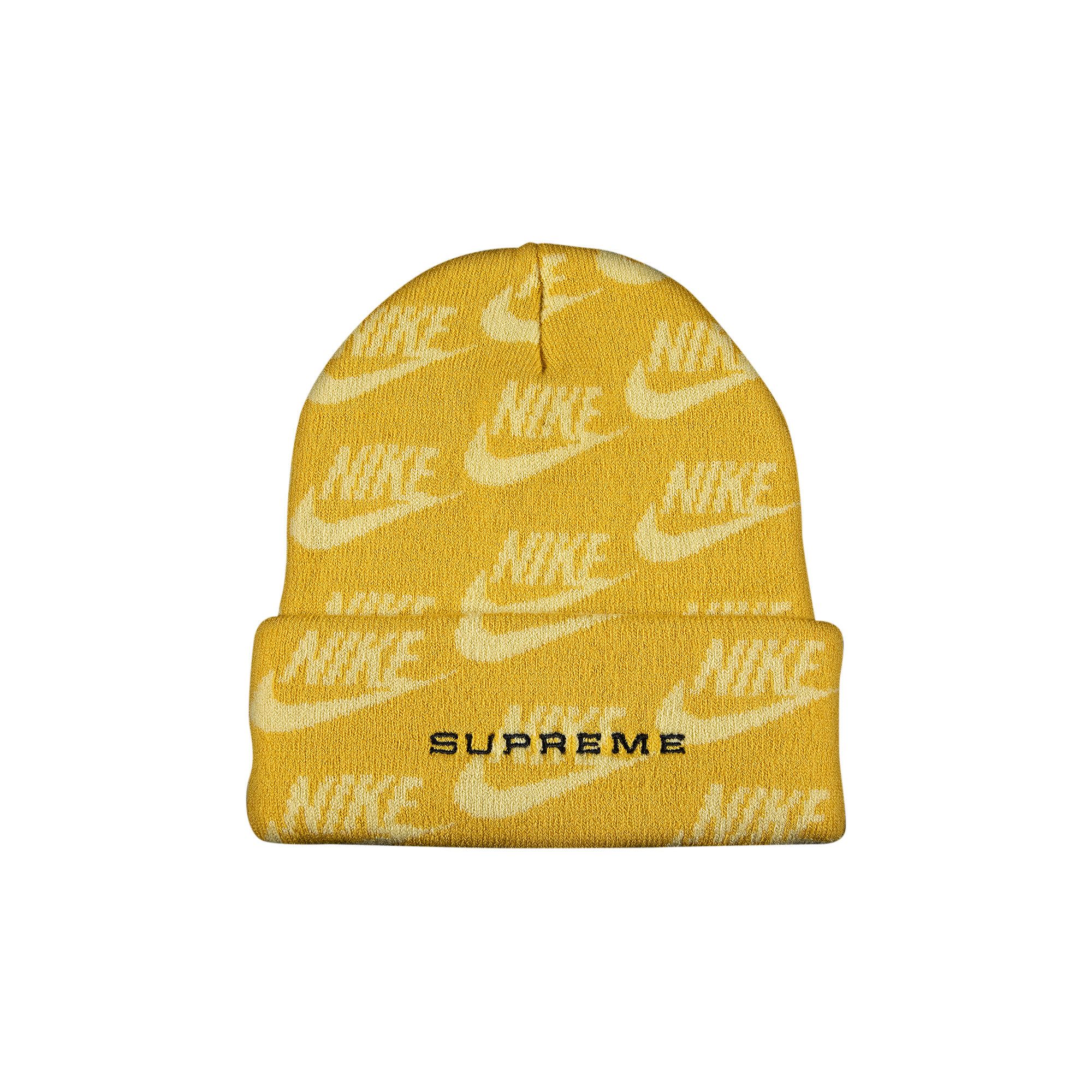 Nike yellow beanie cheap