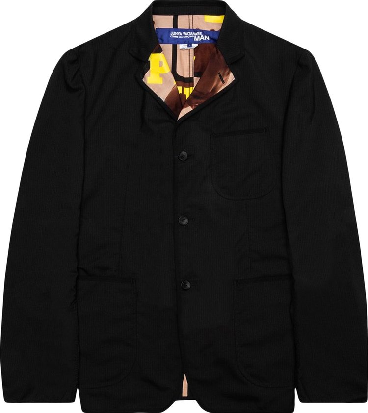 Junya Watanabe MAN Playboy Jacket BlackCharcoal